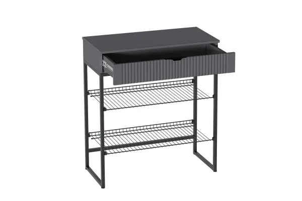 Тумба для обуви "Нора" прихожая Графит