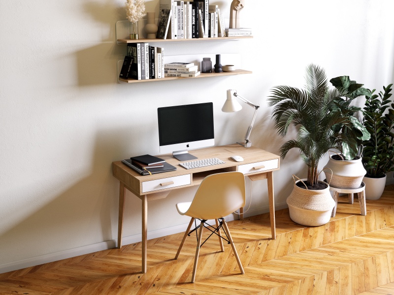 Стол письменный с 2 ящиками "Калгари" гостиная